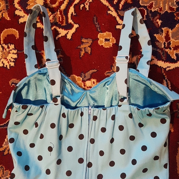 Pinup girl clothing polka dot swing dress - Picture 9 of 9